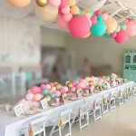 Unicorn party balloon garland Stylish Soirees Perth (1)